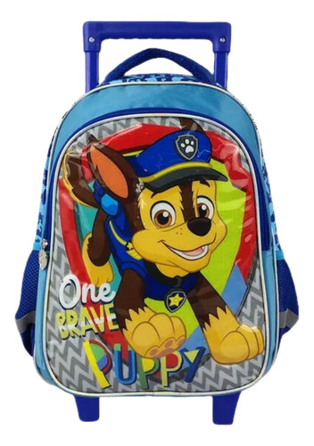 Morral Grande Con Ruedas Para Niño Maleta Paw Patrol