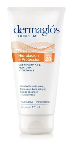 Dermaglós Emulsión Hidratación + Protección Fps 20 X 175ml