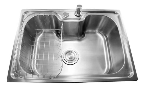 Cuba De Inox Com Escorredor Gourmet Império Imports Cozinha 6001