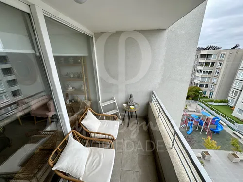 Moderno Depto 2d2b Con Terraza Y Piscina
