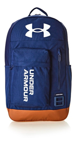 Mochila Halftime Back Under Armour Cor 409-ACADEMY/ACADEMY/WHITE Desenho do tecido Liso