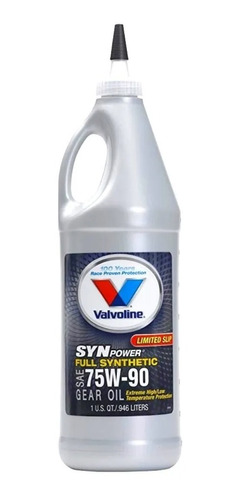 Aceite Transmision Caja Valvoline Synpower 75w90- Sintetico