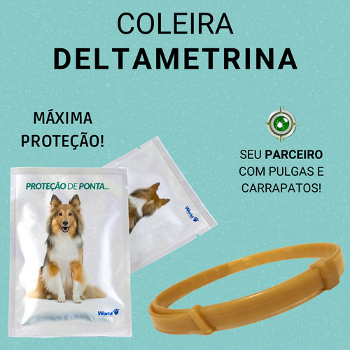 World Coleira Antiparasitária Con Front Deltametrina 25g