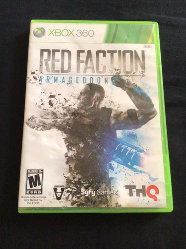 Videojuego Red Faction Armageddon Para Xbox 360