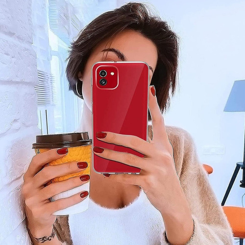 Funda Para Galaxy A03 Protector Case Kiosla Hybrid Clear Uso Rudo