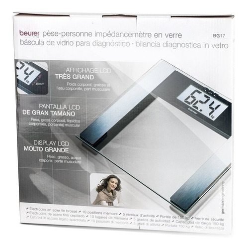 Beurer Balanza Digital Bg17