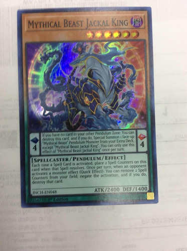 Mythical Beast Jackal King Súper Rare Yugioh