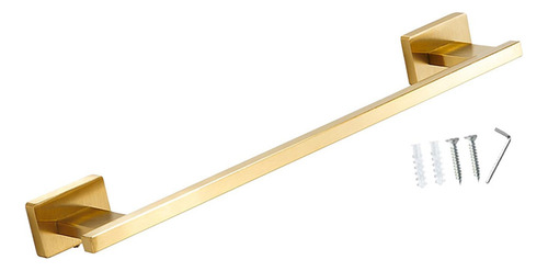Elegante Organizador De Baño Para Toallero Dorado