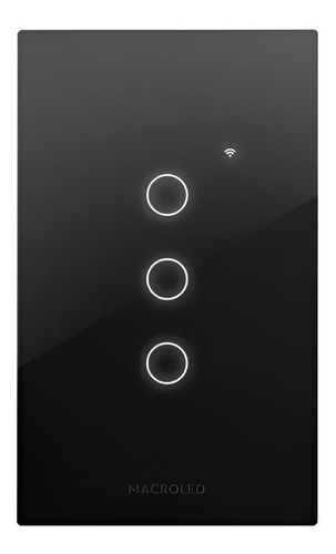 Tecla Smart Tactil Wifi Inteligente 3 Luz Alexa Siri Google.