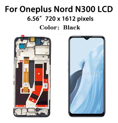 Sj Compatible Pantalla Lcd Con Marco Para Oneplus Nord N300