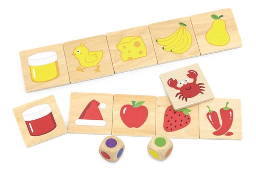 Puzzle De Colores Infantill Madera Educativo