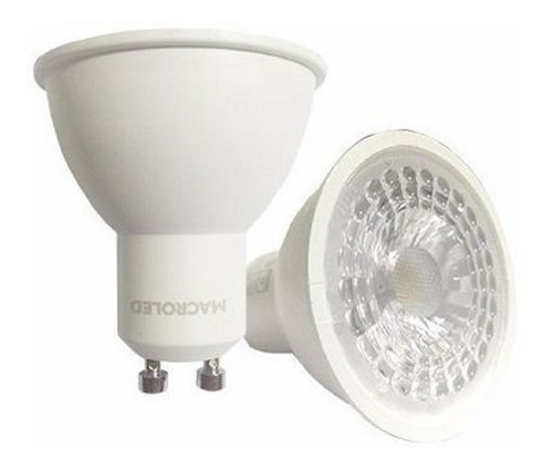 Foco led Macroled CPS-DP-GU10-20 Dicroica color blanco cálido 7W 100V/240V 3000K 480lm