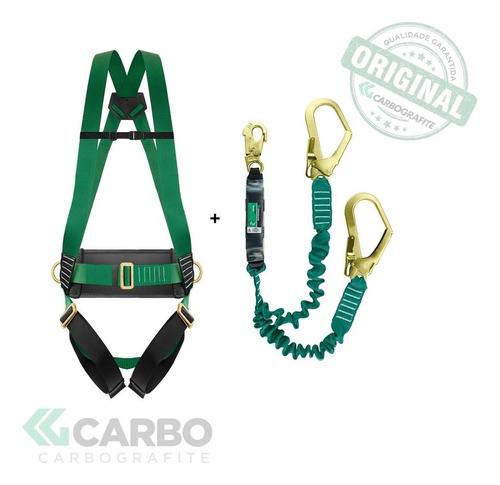 Conjunto Carbografite (cinturão Cg 730e + Talabarte Cg 395)