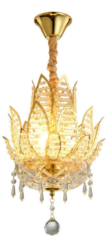 Creative Lotus Candelabro Cristal Zen Chino Decorativo