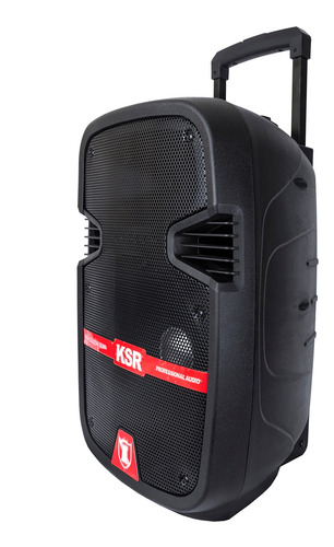 Imagen 2 de 6 de Bocina Kaiser GEM-5712 con bluetooth negra 110V/240V