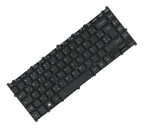 Teclado Para Notebook Samsung Np300e4m-kwabr Compatível