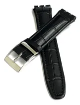 Comprar Pulseira Relógio Couro 17 E 19mm Para A Marca Swatch Irony.