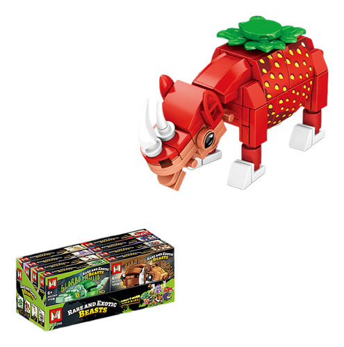 R 8 Pieces/shanhaijing Children's Building Blocks Toys