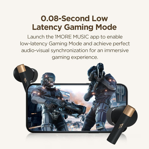 Audífonos Noise Cancelling Y App 1more Pistonbuds Pro Q30
