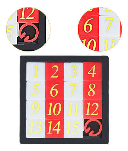 2 Rompecabezas De Números Deslizantes, Juego De Para