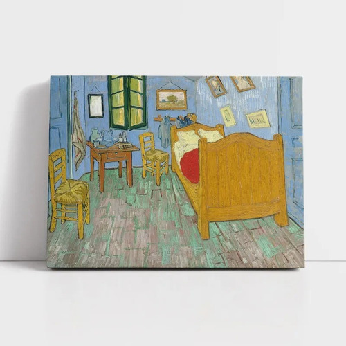 Cuadro La Habitación Van Gogh 55x70cm Lienzo Canvas