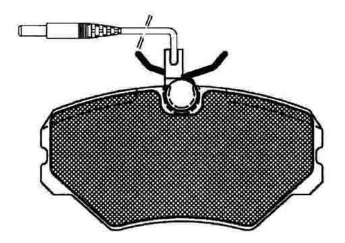 Pastilla De Freno Peugeot 405 (con Abs) 90/94 Delantera