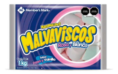 2 Pza Malvaviscos Member's Mark Fresa Y Vainilla 1 Kg