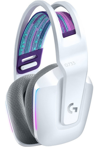 Auriculares G733 Con Micrófono Inalámbricos Lightspeed Rgb P Color Blanco