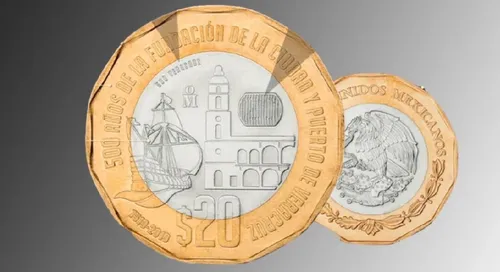 comprar Moneda Conmemorativa 500 Años De La Ciudad Y Puerto Veracruz
