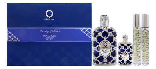 Set De Regalo Orientica Royal Bleu Eau De Parfum, 80 Ml, 4 P