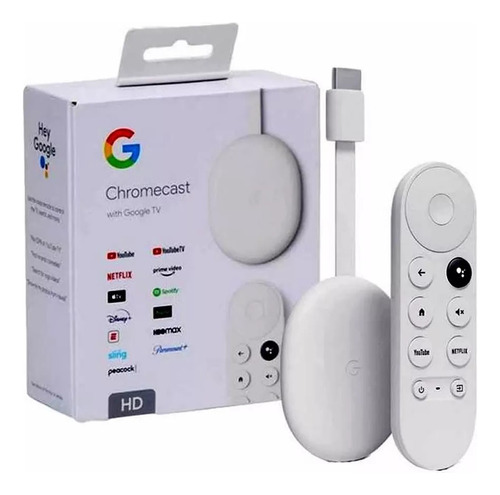 Google Chromecaste Tv Full Hd Con Control Remoto