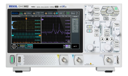 Rigol Osciloscopio Digital Dho802 Banda De Frecuencia De 70 