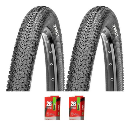  Par De Cubiertas Maxxis Pace Rodado 26 X 2.1 Con Camaras