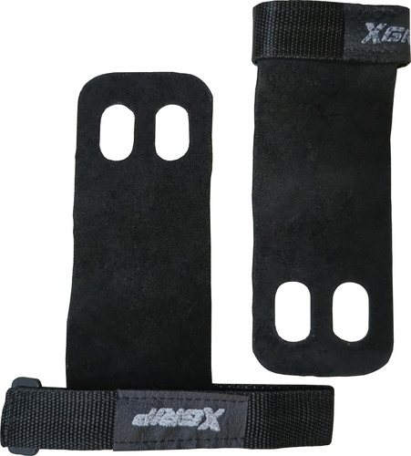 Calleras Crossfit Cuero 2 Dedos Gimnasia Deportiva Xgrip