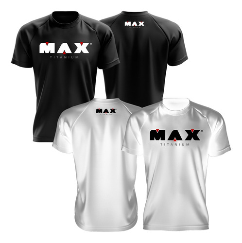Kit Camiseta Dry Fit Integralmedica Darkness + Max Original