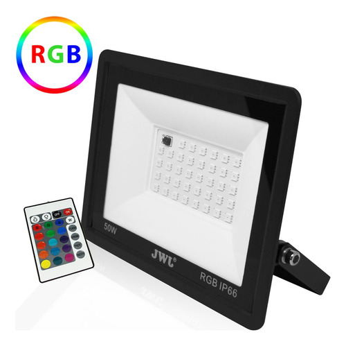 Reflector Led Faceta 50w Rgb Multicolor 3 Piezas Jwj