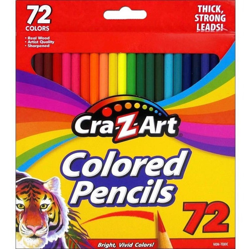 Cra-z-art,72  Lápices De Colores Fuertes Preafilados,