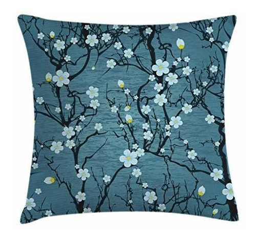 Colchón De Almohadas, Ramas De Árbol De Sakura Pálida Thc72