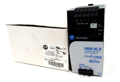 New Allen Bradley 1606-xlsdnet8 Power Supply Ser.a 1606x Ddb
