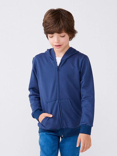 Campera Infantil De Algodón Con Capucha - 54jj