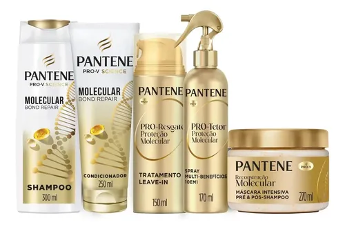 KIT COMPLETO BOND REPAIR DA PANTENE PRA TER AQUELE CABELO DE COMERCIAL