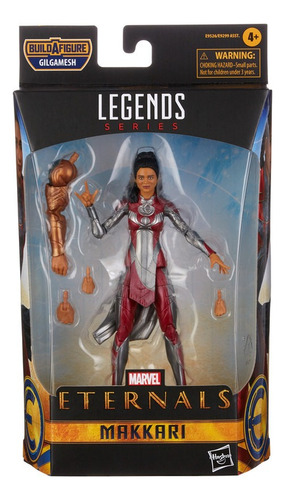 Boneco de ação Marvel Legends Eternal Series Makkari +3