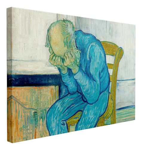 Cuadro Anciano En Pena - Vincent Van Gogh 105x70