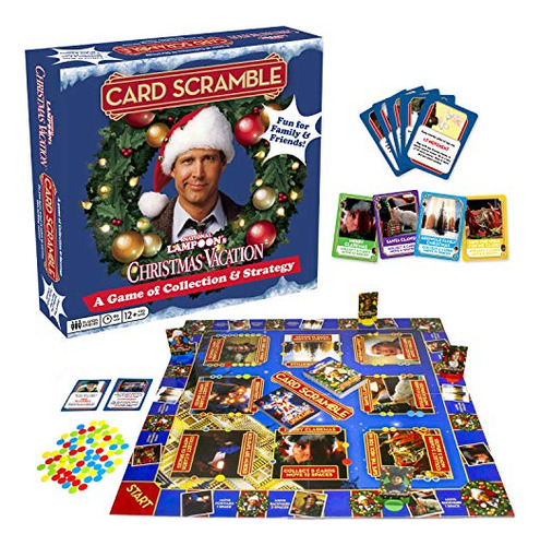 Christmas Vacation Card Scramble Board Game- Fun Family...