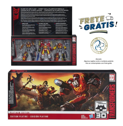 Transformers Platinum Hot Rod Junkion Scrapheap Wreck Gar