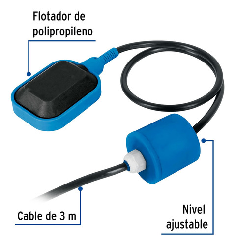 Flotador Electrico Con Cable De 3 Metros, Tinacos Albercas