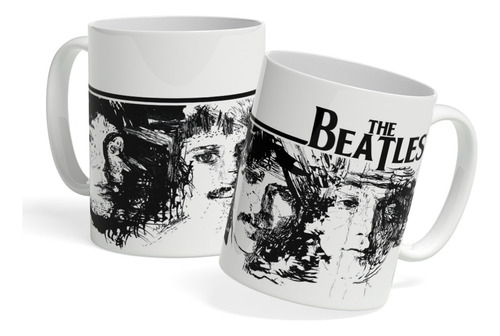 Mug Pocillo Taza - The Beatles - Banda Rock