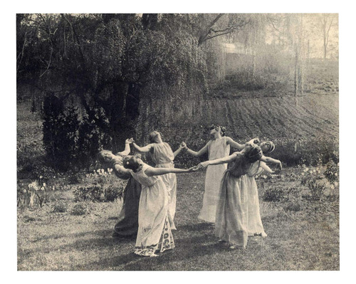 Circle Of Witches Dancing - Impresión Artística Sin Marco.