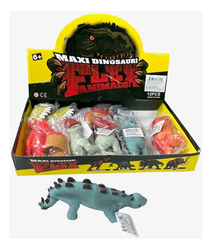 Squishy Squeeze Dinosaurio Sensorial Estirable Fidget Toy Color Colores
