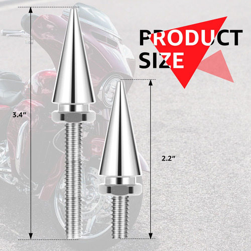 Pernos Cromados Para Parabrisas Carenado Harley Davidson 201